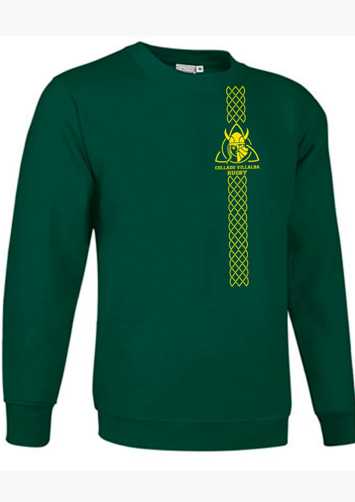 Sudadera sin capucha verde · Adulto